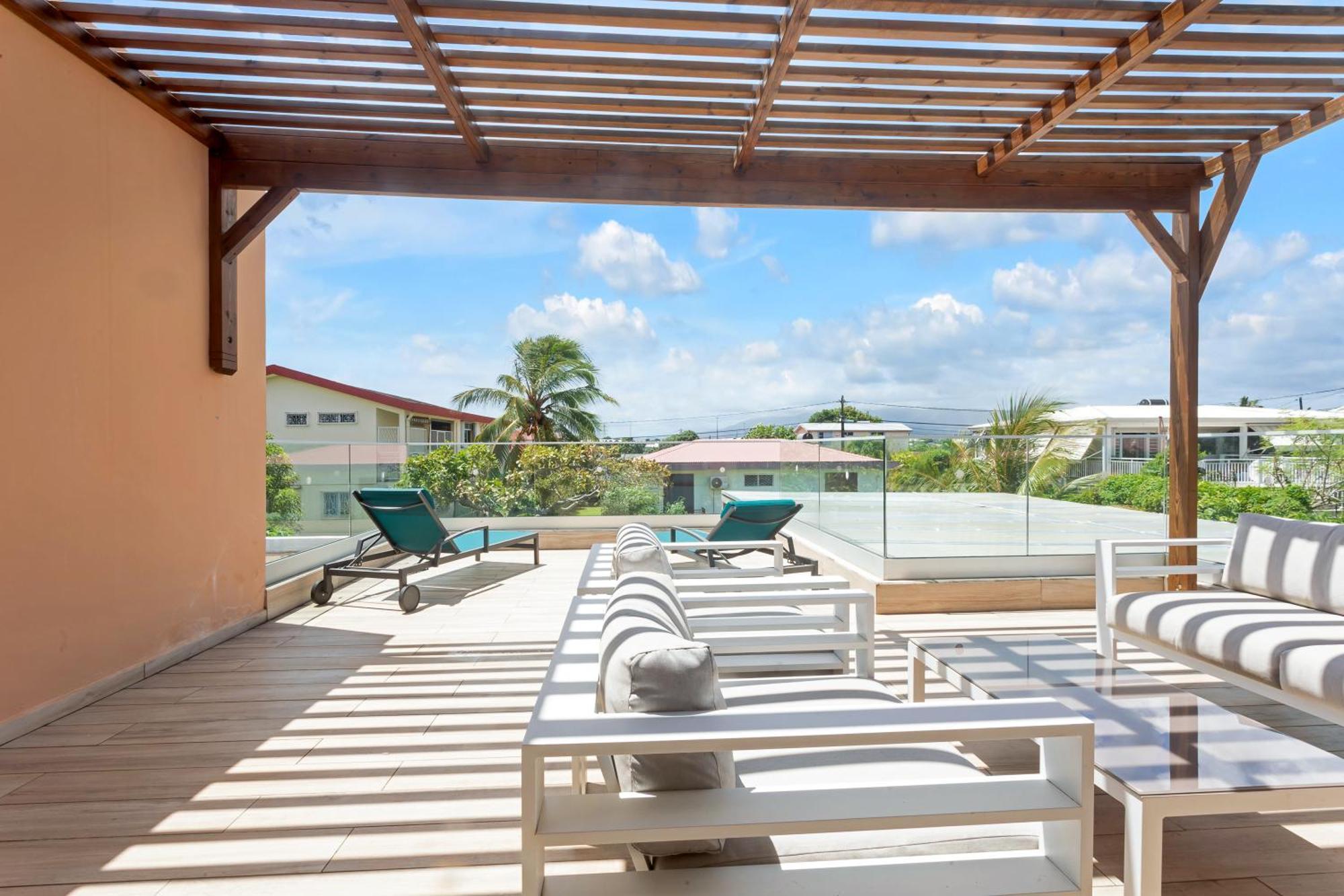 Jasmin Standing Piscine Chauffee 4 Ch 9 Pers Villa Baie-Mahault